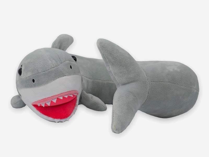 Fin The Great White Shark Travel Pillow